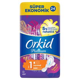Orkid Platinum Kanatlı Normal Boy 1 24 Adet Hijyenik Ped