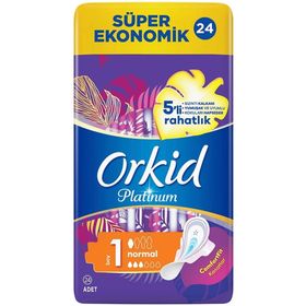 Orkid Platinum Kanatlı Normal Boy 1 24 Adet Hijyenik Ped