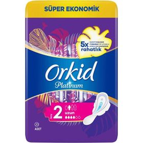 Orkid Platinum Kanatlı Uzun Boy 2 20 Adet Hijyenik Ped