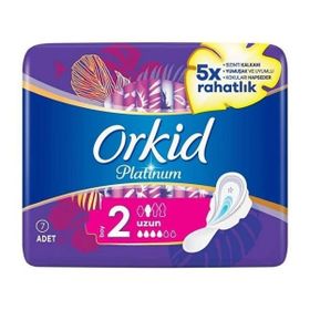 Orkid Platinum Kanatlı Uzun Boy 2 7 Adet Hijyenik Ped