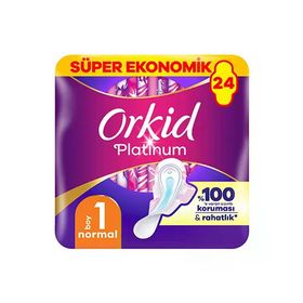 Orkid Platinum Normal 24'lü Dörtlü Hijyenik Ped