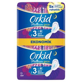 Orkid Platinum Ultra Gece Boy 3 10 Adet Hijyenik Ped