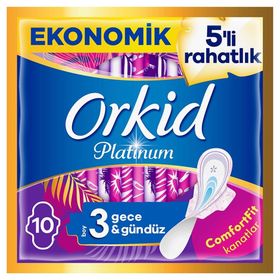 Orkid Platinum Ultra Gece Boy 3 10 Adet Hijyenik Ped