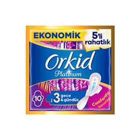 Orkid Platinum Ultra Gece Boy 3 10 Adet Hijyenik Ped