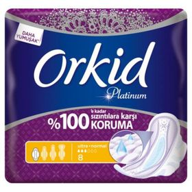 Orkid Platinum Ultra Normal 8'li Hijyenik Kadın Pedi