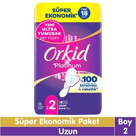 Orkid Platinum Uzun 18 Adet Hijyenik Ped