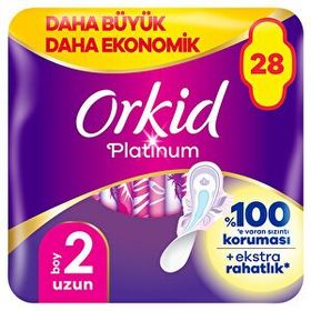 Orkid Platinum Uzun Boy 2 28 Adet Hijyenik Ped
