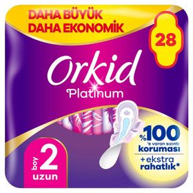 Orkid Platinum Uzun Boy 2 28 Adet Hijyenik Ped