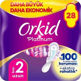 Orkid Platinum Uzun Boy 2 28 Adet Hijyenik Ped
