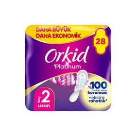 Orkid  Platinum Uzun Ekonomi 28 Adet Hijyenik Ped
