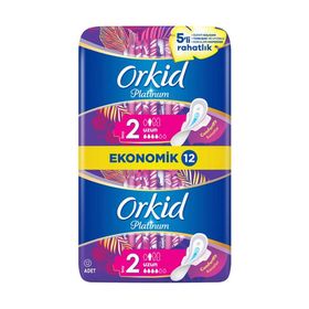 Orkid  Platinum Uzun Ekonomik 12 Adet Hijyenik Ped