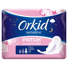 Orkid Sensitive Gece Tekli Paket 7 Adet Hijyenik Ped