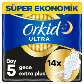 Orkid Ultra 14 'lü Uzun Ekstra Hijyenik Ped