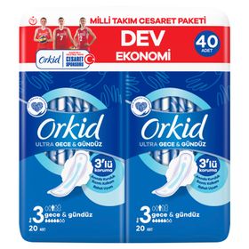 Orkid Ultra 40 Adet Boy 3 Gece Ped