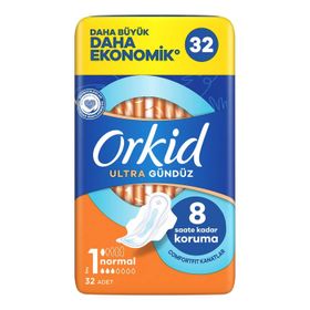 Orkid Ultra Ekstra Dörtlü Paket Normal 32'li Hijyenik Ped