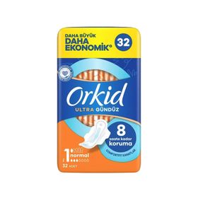 Orkid Ultra Ekstra Dörtlü Paket Normal 32'li Hijyenik Ped