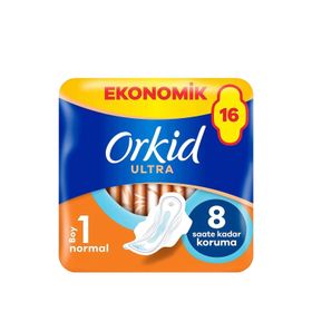 Orkid Ultra Ekstra Eko Paket Normal 16'lı Hijyenik Ped
