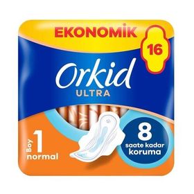 Orkid Ultra Ekstra Eko Paket Normal 16'lı Hijyenik Ped