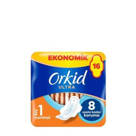 Orkid Ultra Ekstra Eko Paket Normal 16'lı Hijyenik Ped
