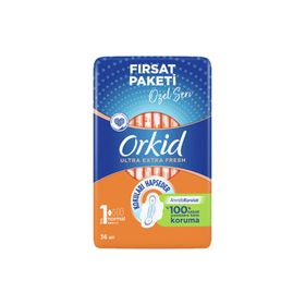 Orkid Ultra Ekstra Fresh No:1 36 Adet Ped