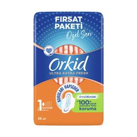 Orkid Ultra Ekstra Fresh No:1 36 Adet Ped