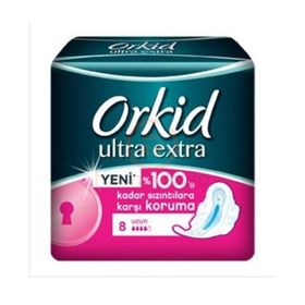 Orkid Ultra Extra 2 Numara Uzun 7li 4 Adet Hijyenik Ped