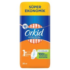 Orkid Ultra Extra 4'lü Normal 26'lı Hijyenik Ped