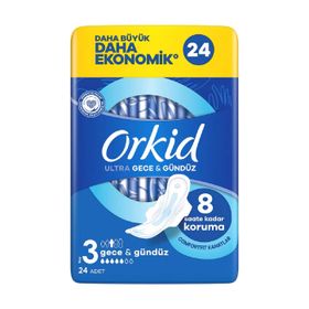 Orkid Ultra Extra Gece 4x24'lü Hijyenik Ped