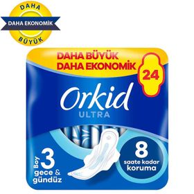 Orkid Ultra Extra Gece 4x24'lü Hijyenik Ped
