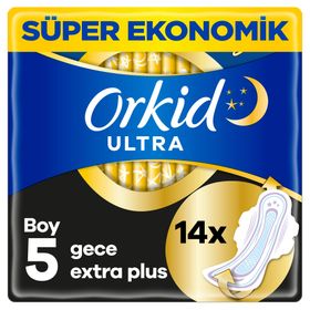 Orkid Ultra Extra Gece Extra Boy 5 14 Ped