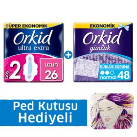 Orkid Ultra Extra Hijyenik Günlük 48'li Ped