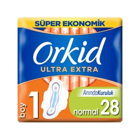 Orkid Ultra Extra Hijyenik Normal Ekonomik 28 Ped