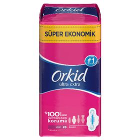 Orkid Ultra Extra Hijyenik Uzun Süper Ekonomik 26 Ped