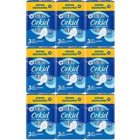 Orkid Ultra Extra Koruma Gece ve Gündüz 9x18 Adet Hijyenik Ped