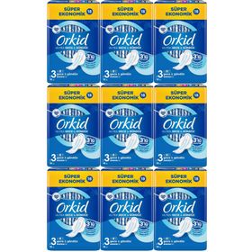 Orkid Ultra Extra Koruma Gece ve Gündüz 9x18 Adet Hijyenik Ped
