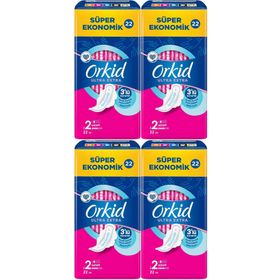 Orkid Ultra Extra Koruma Uzun 4x22 Adet Hijyenik Ped
