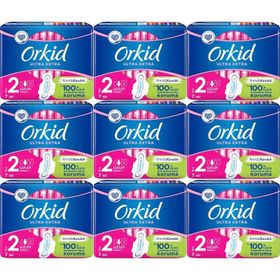 Orkid Ultra Extra Koruma Uzun 7x9 Adet Hijyenik Ped