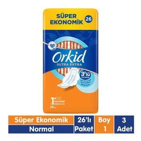Orkid Ultra Extra Normal 3x26 Adet Hijyenik Ped