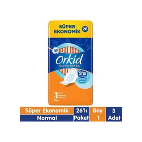Orkid Ultra Extra Normal 3x26 Adet Hijyenik Ped