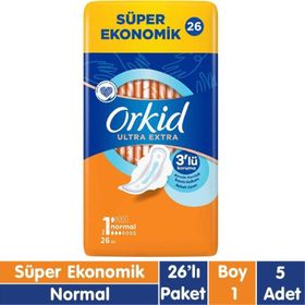 Orkid Ultra Extra Normal 5x26 Adet Hijyenik Ped