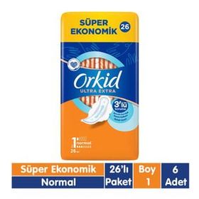 Orkid Ultra Extra Normal 6x26 Adet Hijyenik Ped