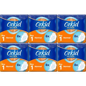 Orkid Ultra Extra Normal 6x8 48 Adet Hijyenik Ped