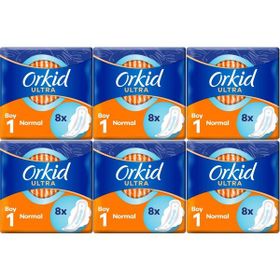 Orkid Ultra Extra Normal 6x8 48 Adet Hijyenik Ped
