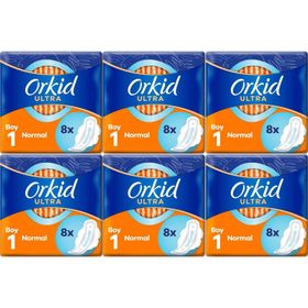 Orkid Ultra Extra Normal 6x8 48 Adet Hijyenik Ped