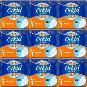 Orkid Ultra Extra Normal 9x8 72 Adet Hijyenik Ped