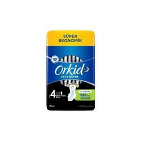 Orkid Ultra Extra Süper Eko Gece 18'li Ped
