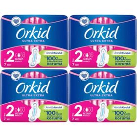 Orkid Ultra Extra Tekli Uzun 4'lü Hijyenik Ped