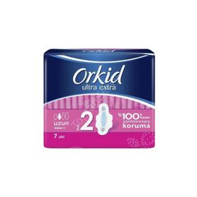 Orkid Ultra Extra Tekli Uzun 7'li Ped