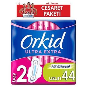 Orkid Ultra Extra Uzun 48 Cesaret Paketi Hijyenik Ped