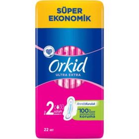 Orkid Ultra Extra Uzun Boy 2 22 Adet Hijyenik Ped